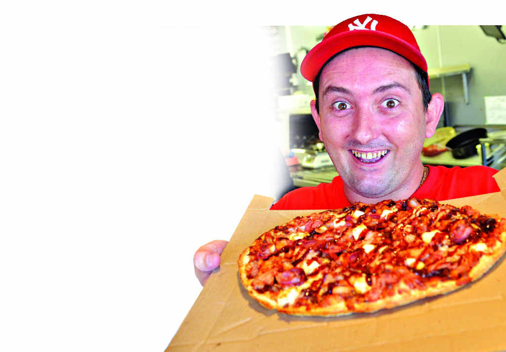 PIZZA MOGUL: Guy Perry’s pizza, the BBQ Mega Meatlovers, was featured in online and email advertising nation-wide. PIZZA MOGUL: Guy Perry’s pizza, the BBQ Mega Meatlovers, was featured in online and email advertising nation-wide.